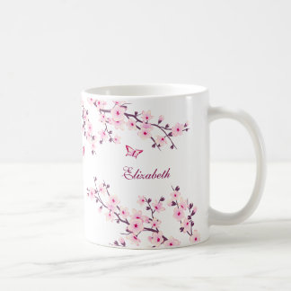 Blumenkrebs Blossom Monogramm-Tasse Kaffeetasse