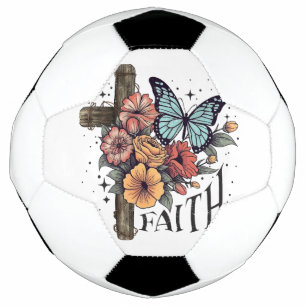 Blumenkreuz des Glaubens Fußball