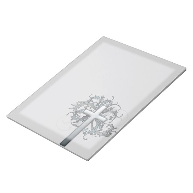 Blumenkreuz Notizblock (angewinkelt)