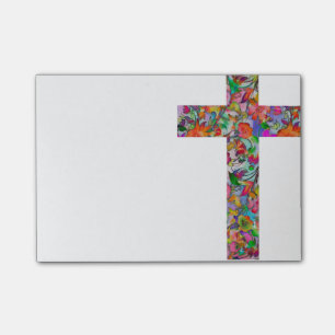 Blumenkreuz Post-it Klebezettel