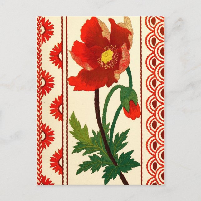 Blumenkreuz Postkarte (Vorderseite)