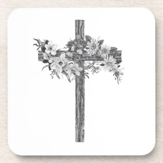 Blumenkreuz-Untersetzer Getränkeuntersetzer