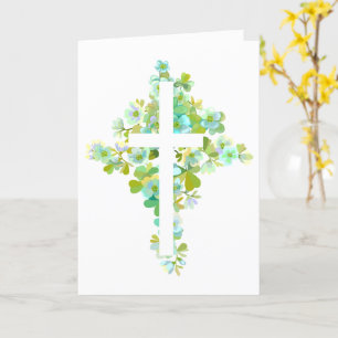 Blumenkreuzkarte Karte