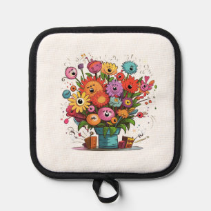 Blumenküchenzubehör Blumen, für jeden Anlass Topflappen