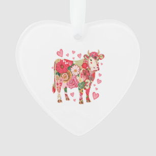 Blumenkuhpingel, Niedliche Kuhkonstruktionsleuchte Ornament