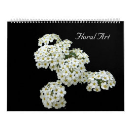 Blumenkunst-12-monatiger Kalender