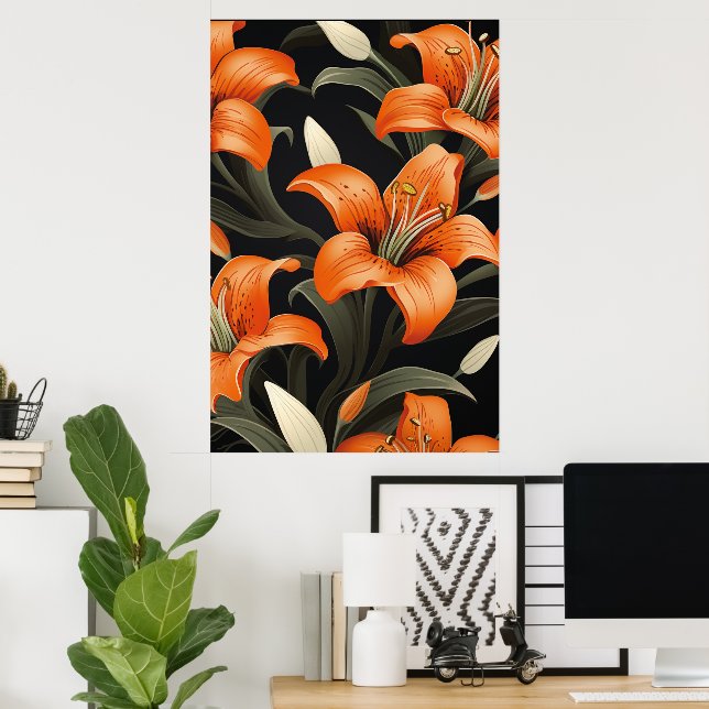 BLUMENKUNST #1 POSTER (Heimbüro)