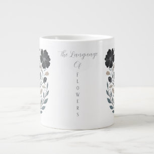 Blumenkunst,Die Sprache der Blumen, Modern Jumbo-Tasse
