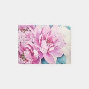 Blumenkunst-Malerei Post-it Klebezettel