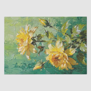 Blumenkunst Öl Druck Decoupage Seidenpapier