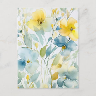 Blumenkunst Postkarte