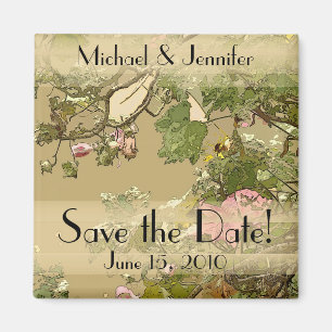 Blumenkunst-Save the Date Magnet