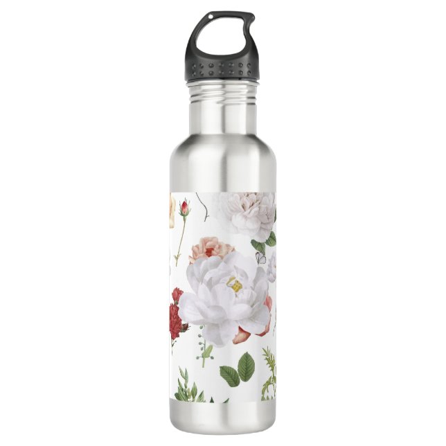 Blumenläden in meiner Nähe Edelstahlflasche (Vorderseite)