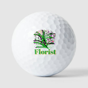 Blumenladen-Logo Golfball
