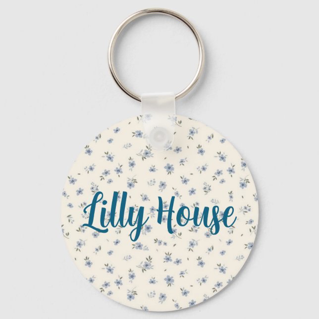 Blumenladen Schlüsselanhänger (Vorderseite)