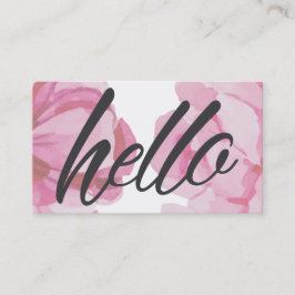 Blumenladen Visitenkarte