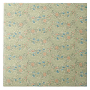 Blumenlaub Vintage William Morris Rittersporn Fliese
