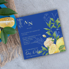 Blumenlemon Mediterrane Hochzeiten Details Begleitkarte