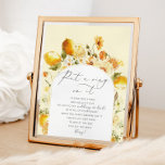 Blumenlemon sagt kein Britisch-Brautparty-Plakat Poster<br><div class="desc">BlumenZitrone sagt kein Bride Brautparty Poster. Matching-Elemente verfügbar.</div>