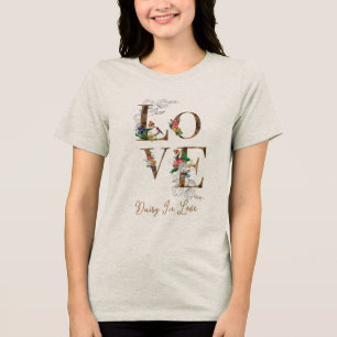 Blumenliebe Gänseblümchen in Liebe Romantisches Vi Tri-Blend Shirt