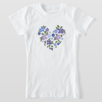 Blumenliebe T-Shirt-Design T-Shirt