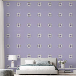 Blumenlook Lila Gold Fraktal Art Lavendel Tapete