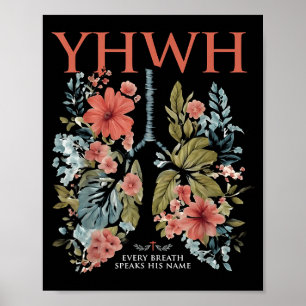 Blumenlunge Christlich Unser Atem Spricht Seinen N Poster
