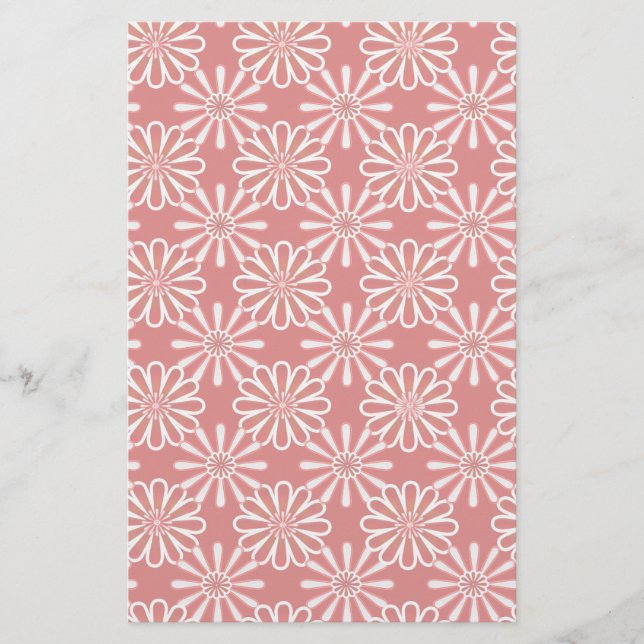 Blumenmädchen Briefpapier (Vorderseite)
