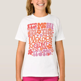 Blumenmädchen Hochzeit Niedliche Trendy Bridal Ges T-Shirt