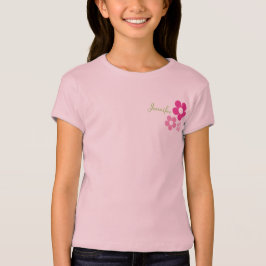 Blumenmädchen mit Namen - Girls Baby Doll T-Shirt