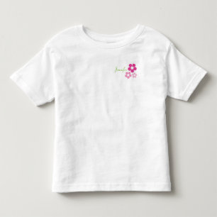 Blumenmädchen mit Namen - Kleinkind T - Shirt