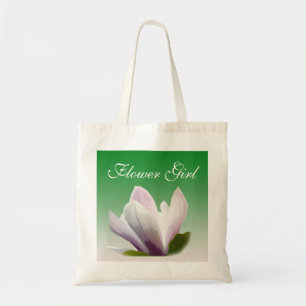 Blumenmädchen-Tasche Frühlingsmagnolie-Blume Tragetasche