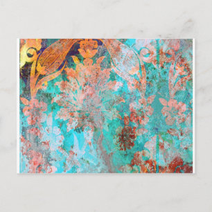 Blumenmalerei Postkarte