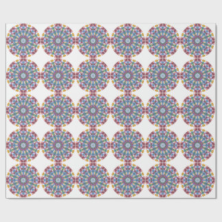 Blumenmandala Geschenkpapier