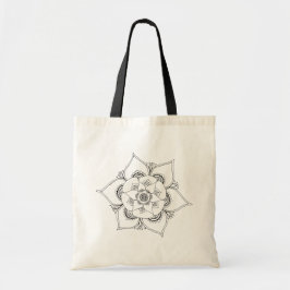 Blumenmandala-Taschen-Tasche Tragetasche