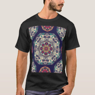 BlumenMandala: Zierhaft Vintag, nahtlos T-Shirt
