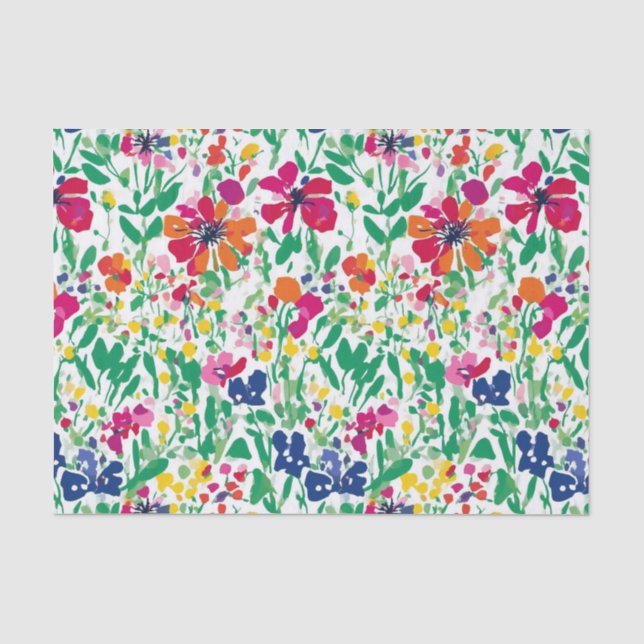 Blumenmarkt Seidenpapier (Vorderseite)