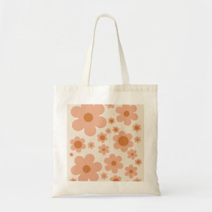 Blumenmarkt Wien Boho Blumen Beige Floral Tragetasche