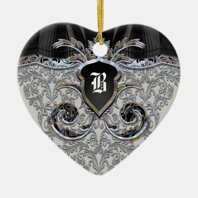 Blumenmaske Viktorianisch Keramikornament (Vorne)