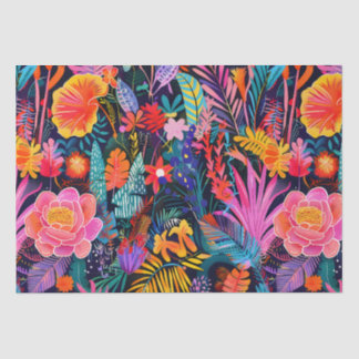 Blumenmaximalismus Blume Seidenpapier