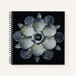 Blumenmetall Notizbuch