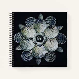 Blumenmetall Notizbuch