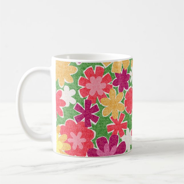 Blumenmischung Kaffeetasse (Links)