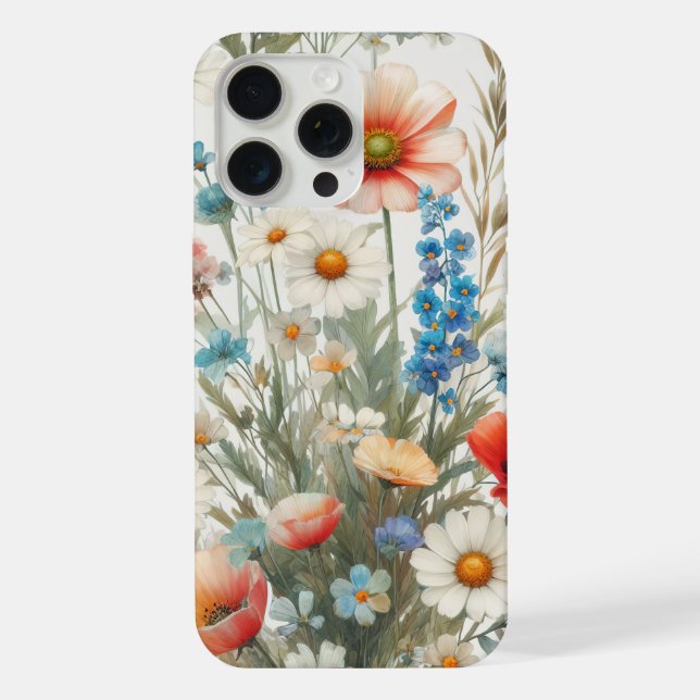 Blumenmix 🌷 iPhone 15 pro max hülle (Rückseite)