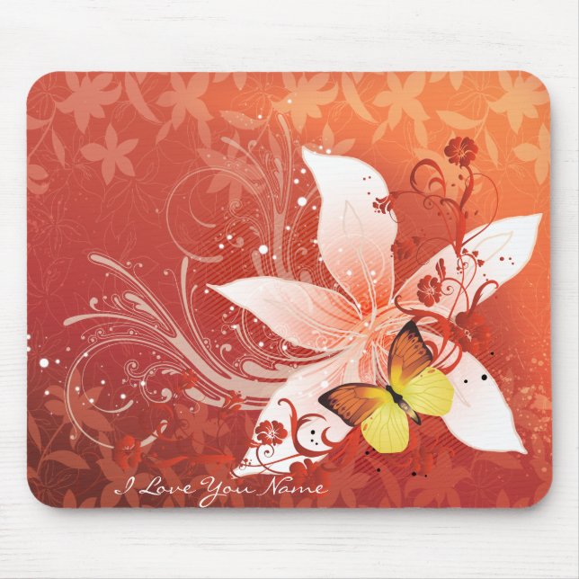 Blumenmode 11 Mousepad (Vorne)