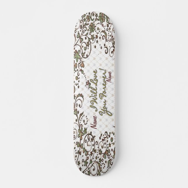 Blumenmode 11 Skateboard (Vorne)