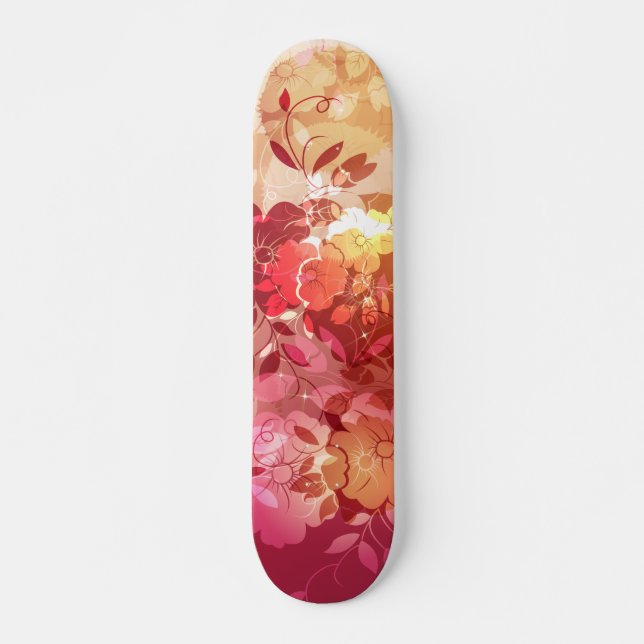 Blumenmode 6 Skateboard (Vorne)