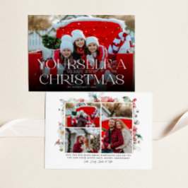 Blumenmodern Weihnachten Volles Foto