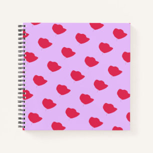 Blumenmonogramm SpiralNotebook Notizbuch