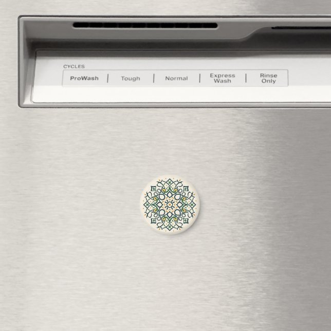 Blumenmosaik Magnet (In Situ (Geschirrspüler))